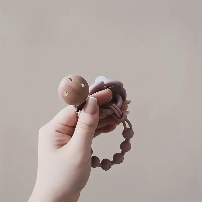 CuddlyClip Speenkoord – Veilig, BPA-vrij & Schattige Beer voor Baby’s en Peuters